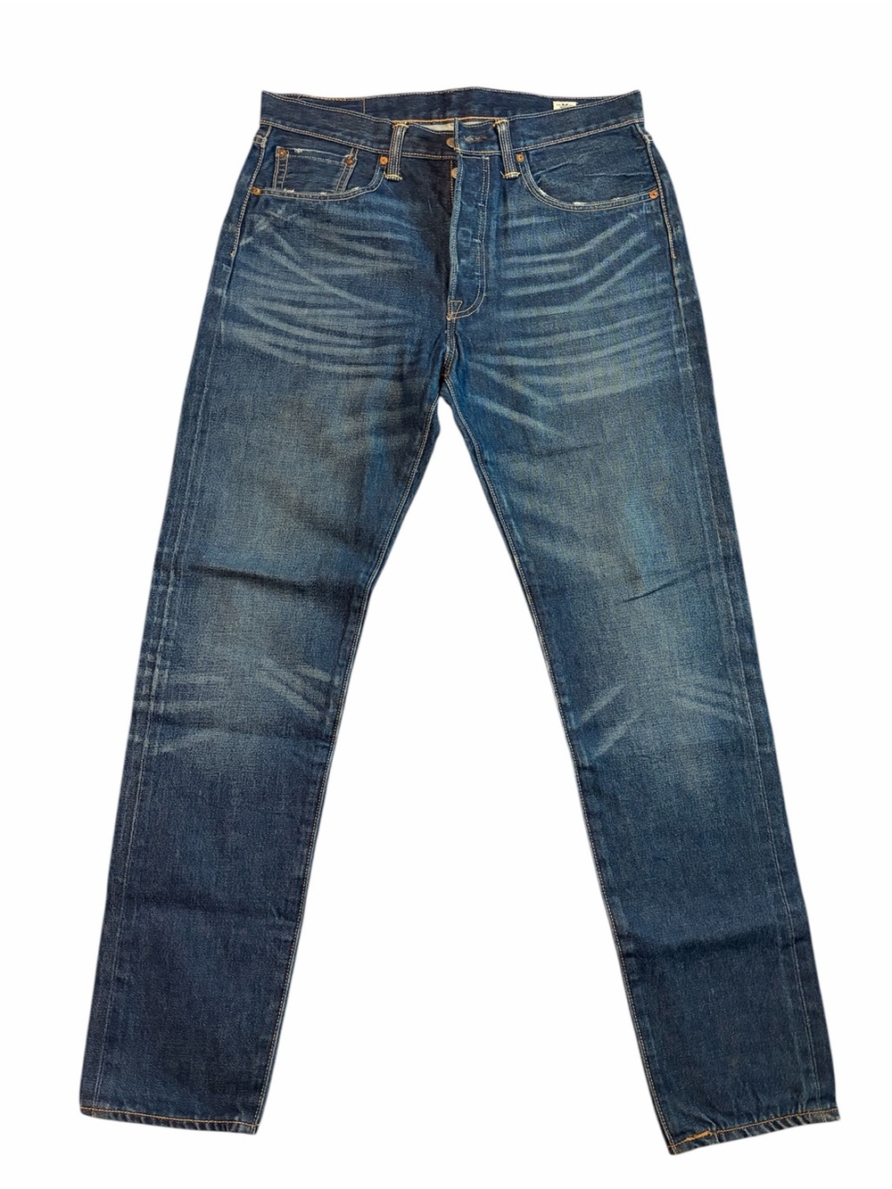 Levi's Selvedge 501 CT White Oak Cone Denim  Jeans, Button Fly , 33x34